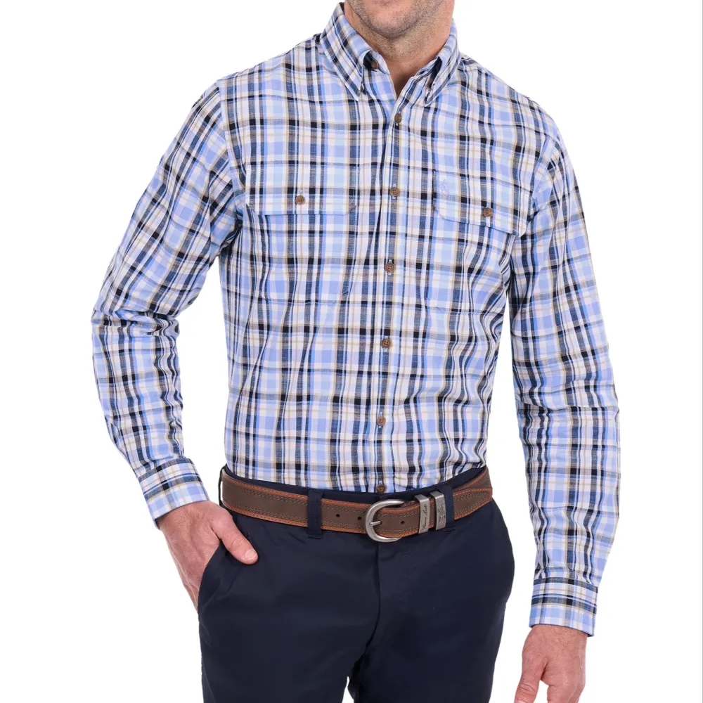 Men's Modern Pocket Long Sleeve Shirt