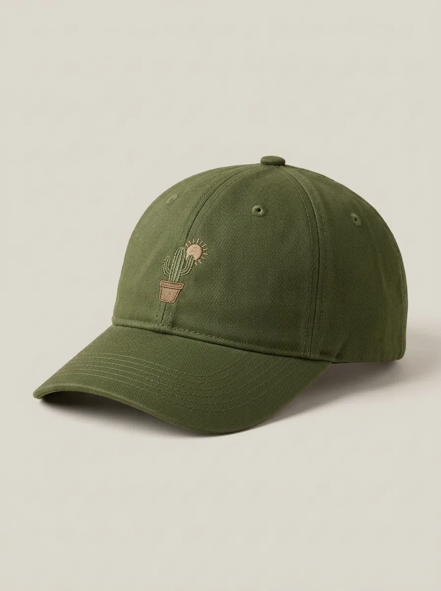 Relaxed Plant-Lover Embroidered Unisex Baseball Cap