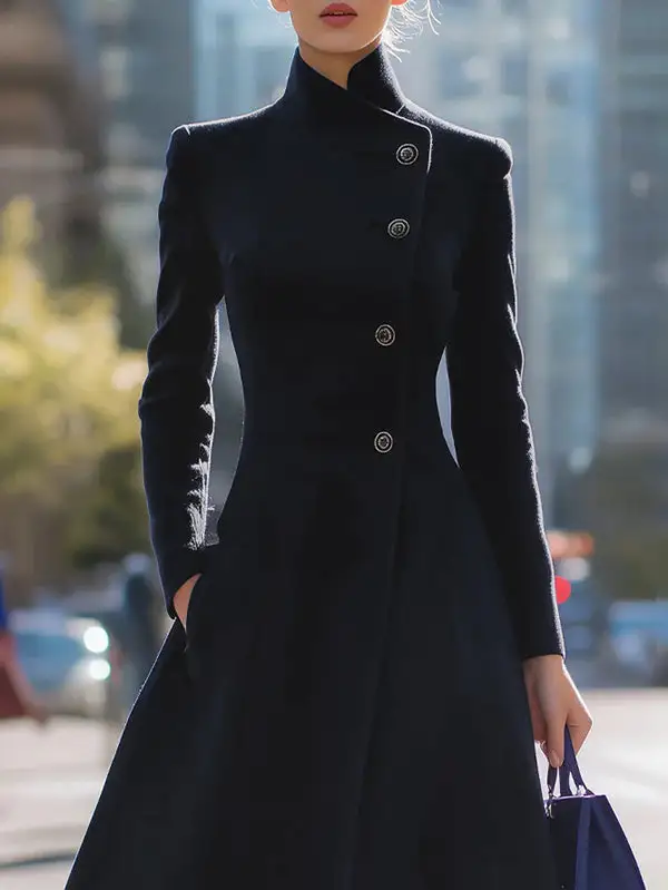 Button Front Coat