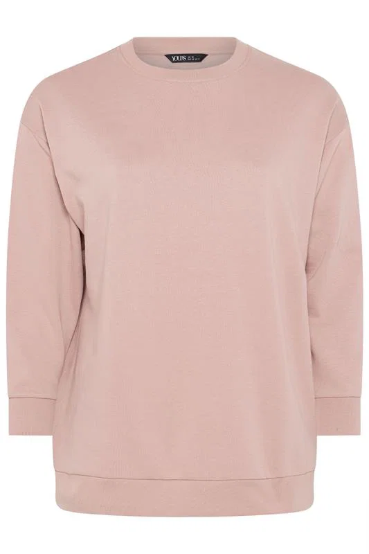 Dusky Pink Sweatshirt detail 4