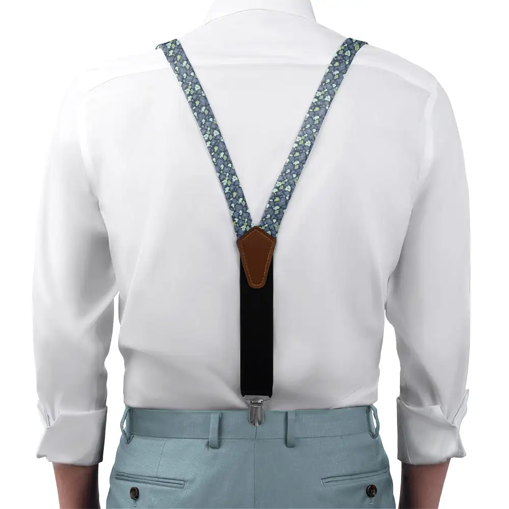 Camo Floral Pattern Suspenders