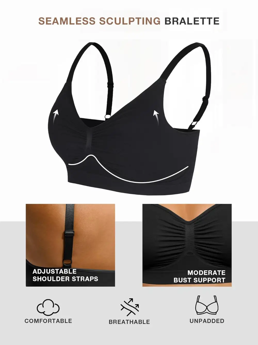 Seamless Smooth Support Bra