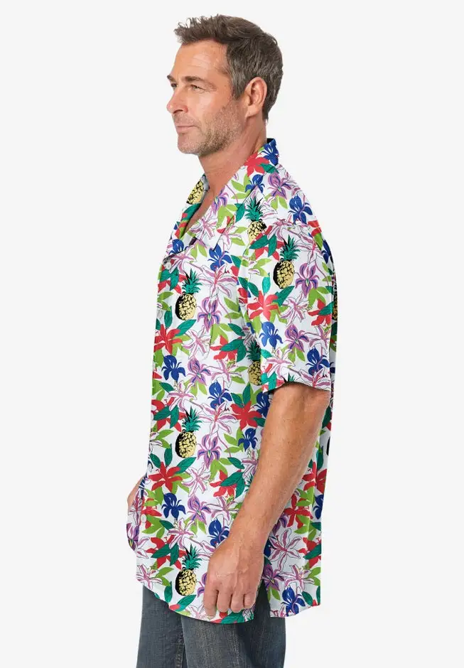 Printed Camp Shirt