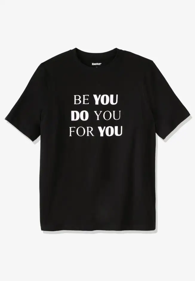 KingSize Slogan Graphic T-Shirt