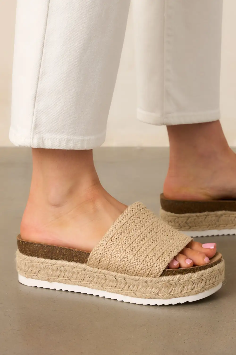 Platform Espadrille Heeled Sandals