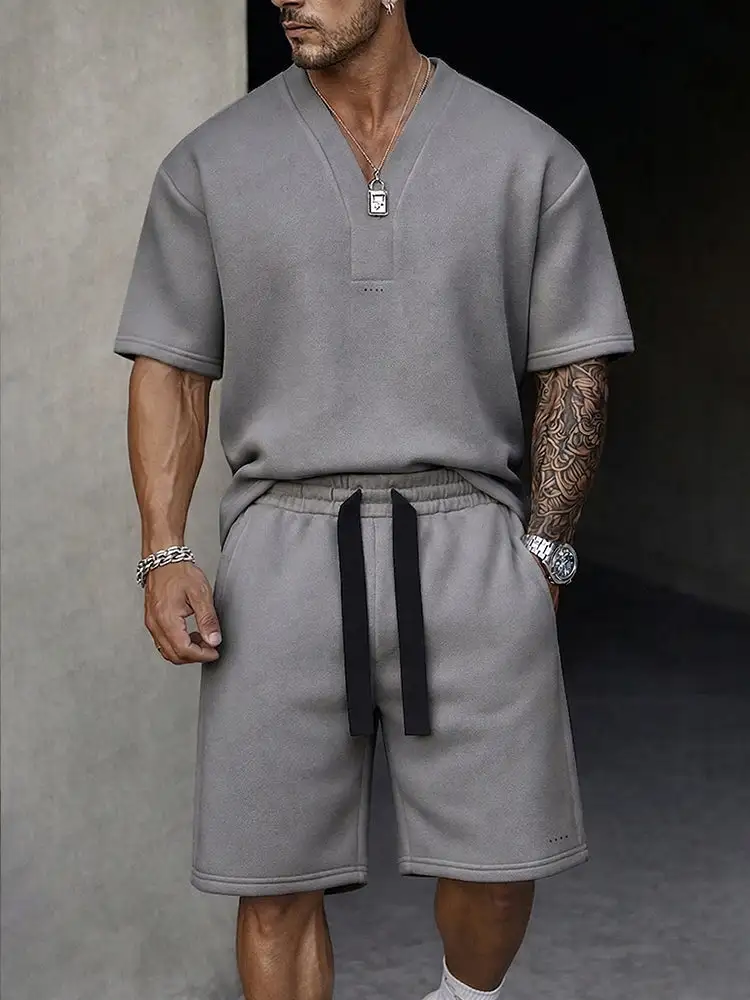 Casual Premium T-Shirt Shorts Sports Set