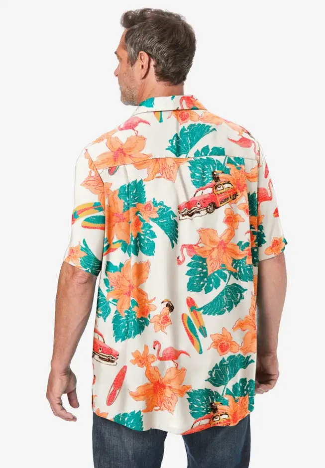 Printed Camp Shirt