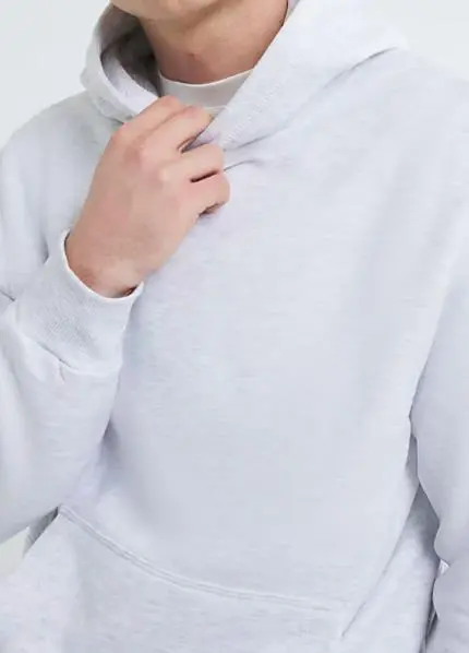 Grey Regular Fit Fashion Men's Hooded Sweatshirt