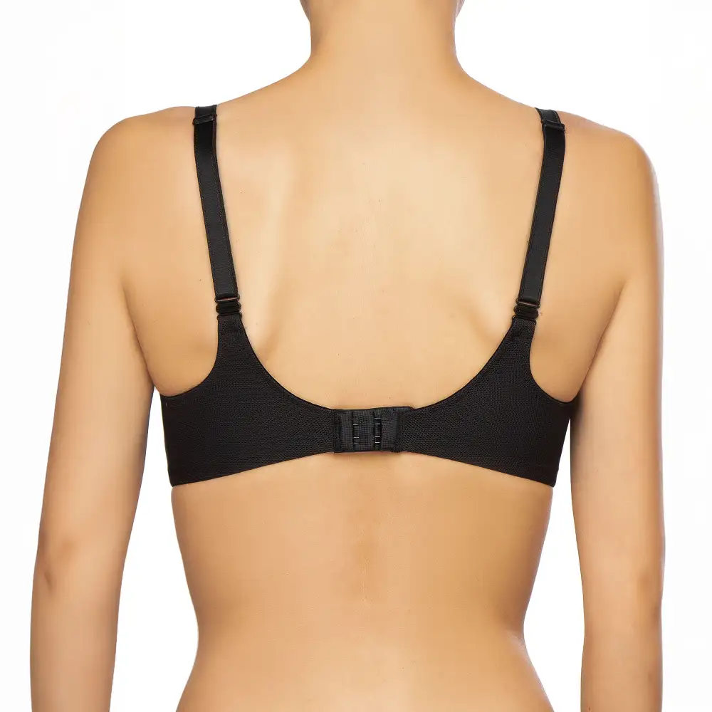 Women's Molded Seamless Removable Straps Mesh Breathable Bra