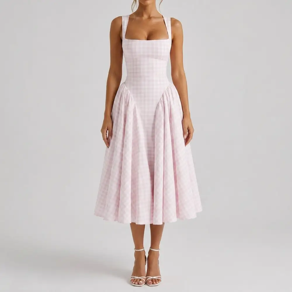 Soft Detail Refined Women's Midi Dress