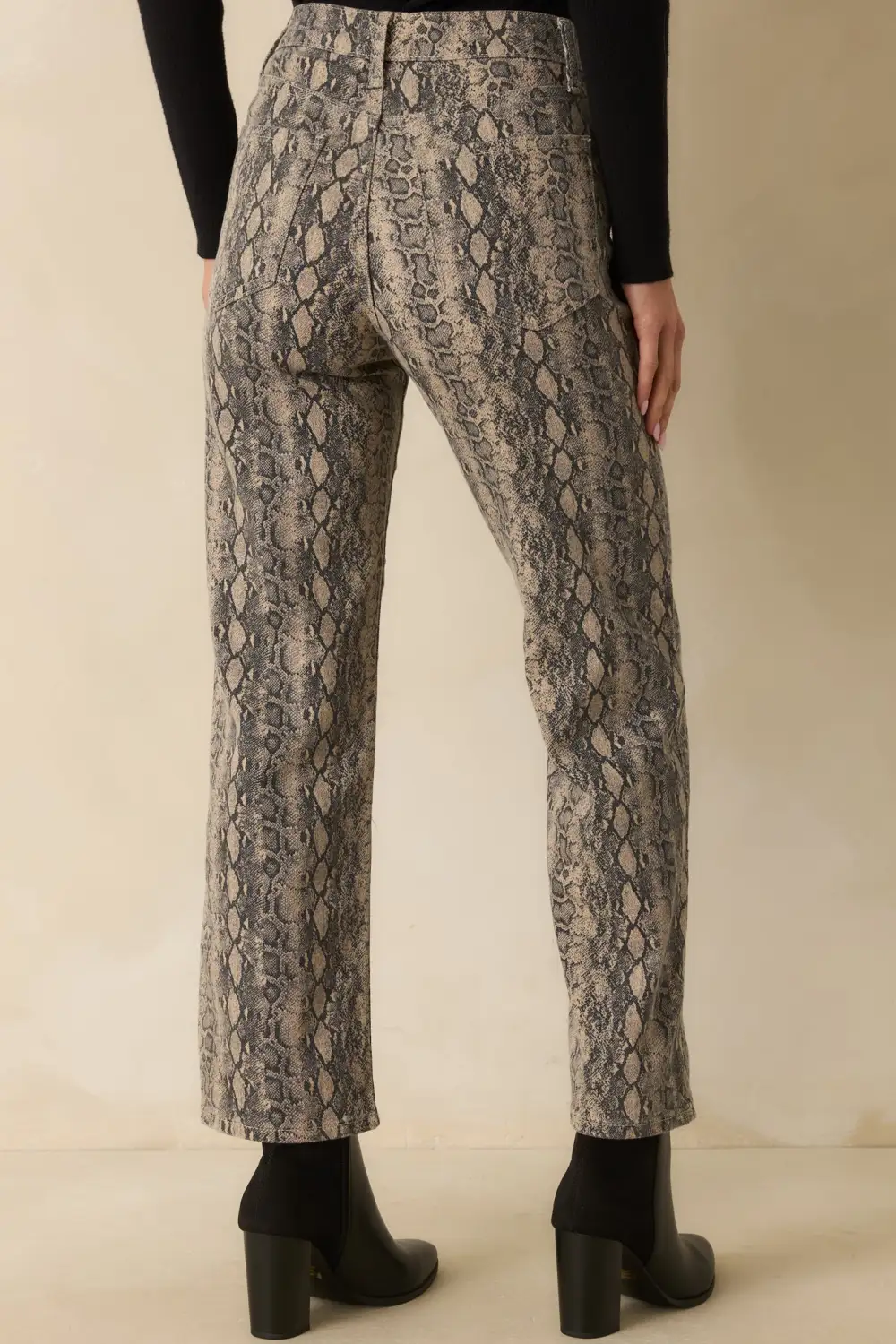For Days Like This Snakeskin Cotton Stretch Jeans