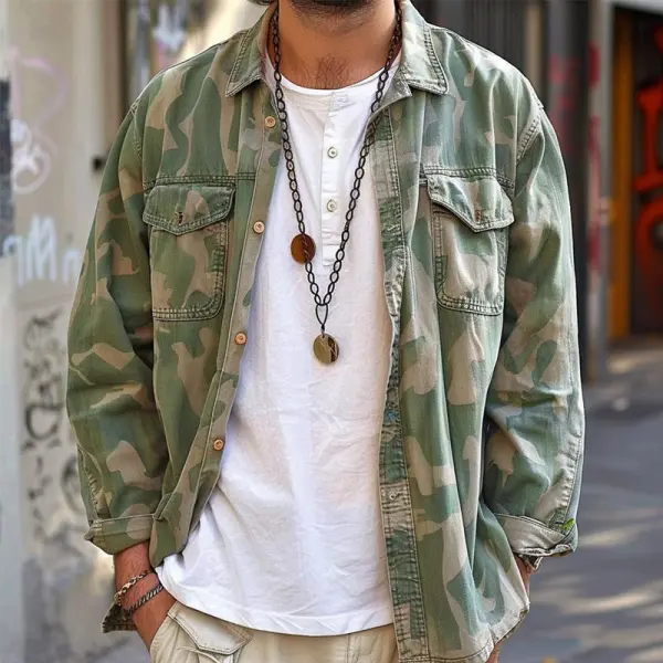 Tailored Utility Camo Jacket