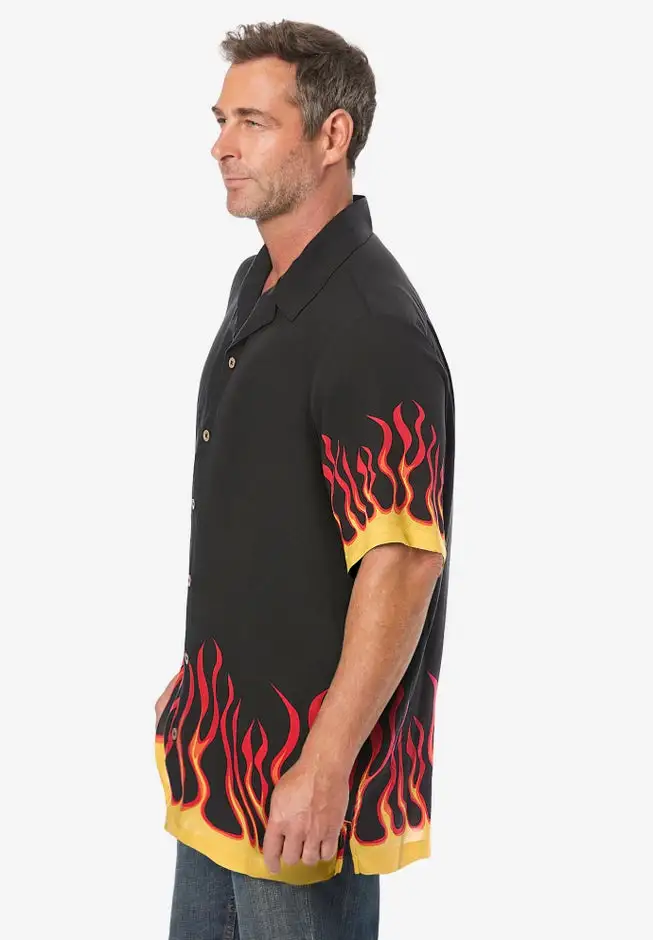 Printed Camp Shirt