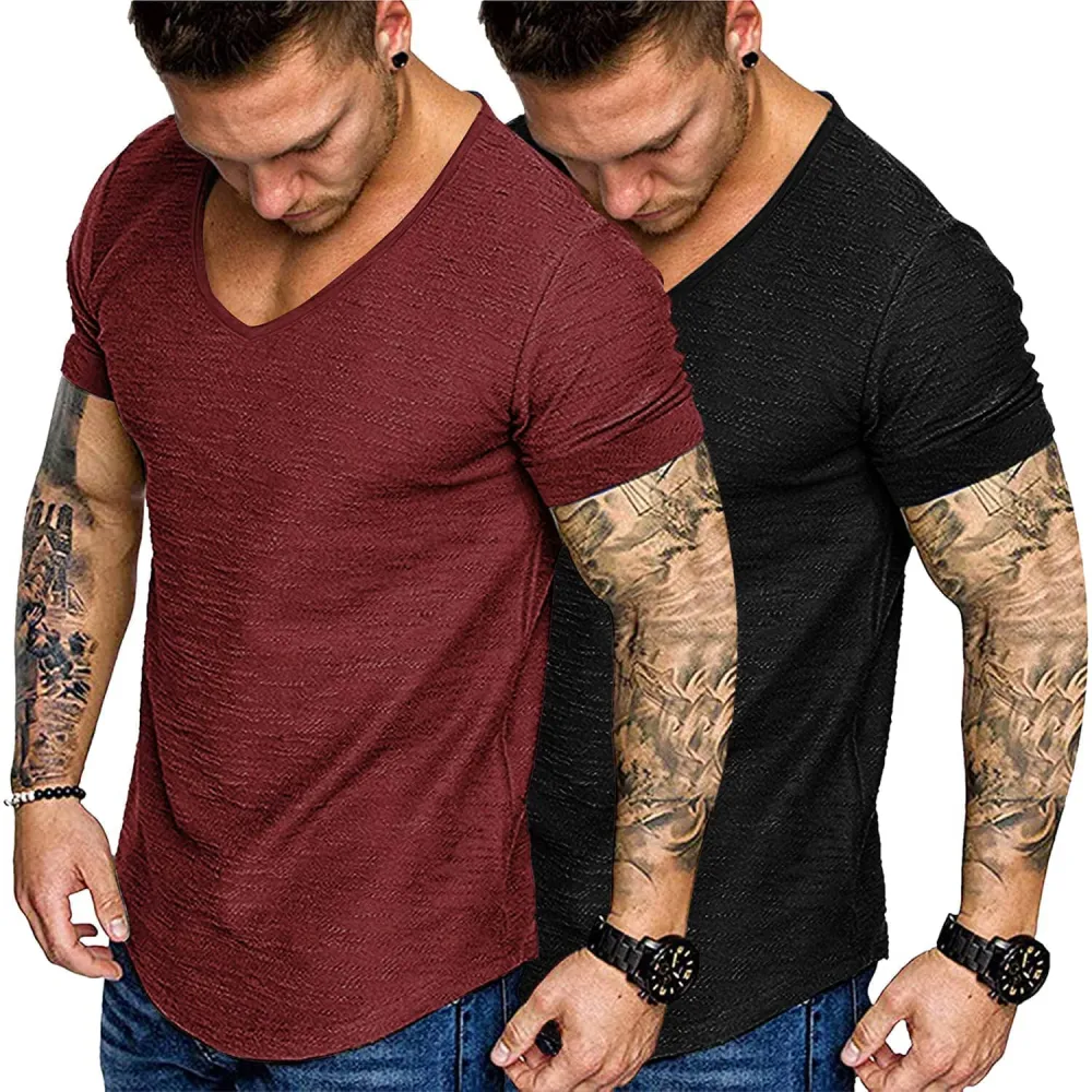Smooth Knit Muscle Cut T-Shirt