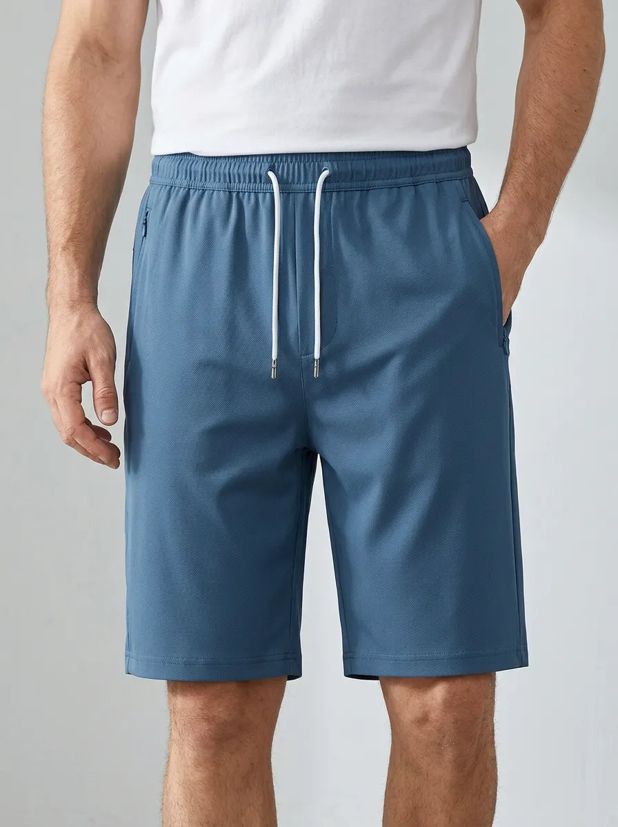 Classic Ice-Silk Casual Stretch Shorts