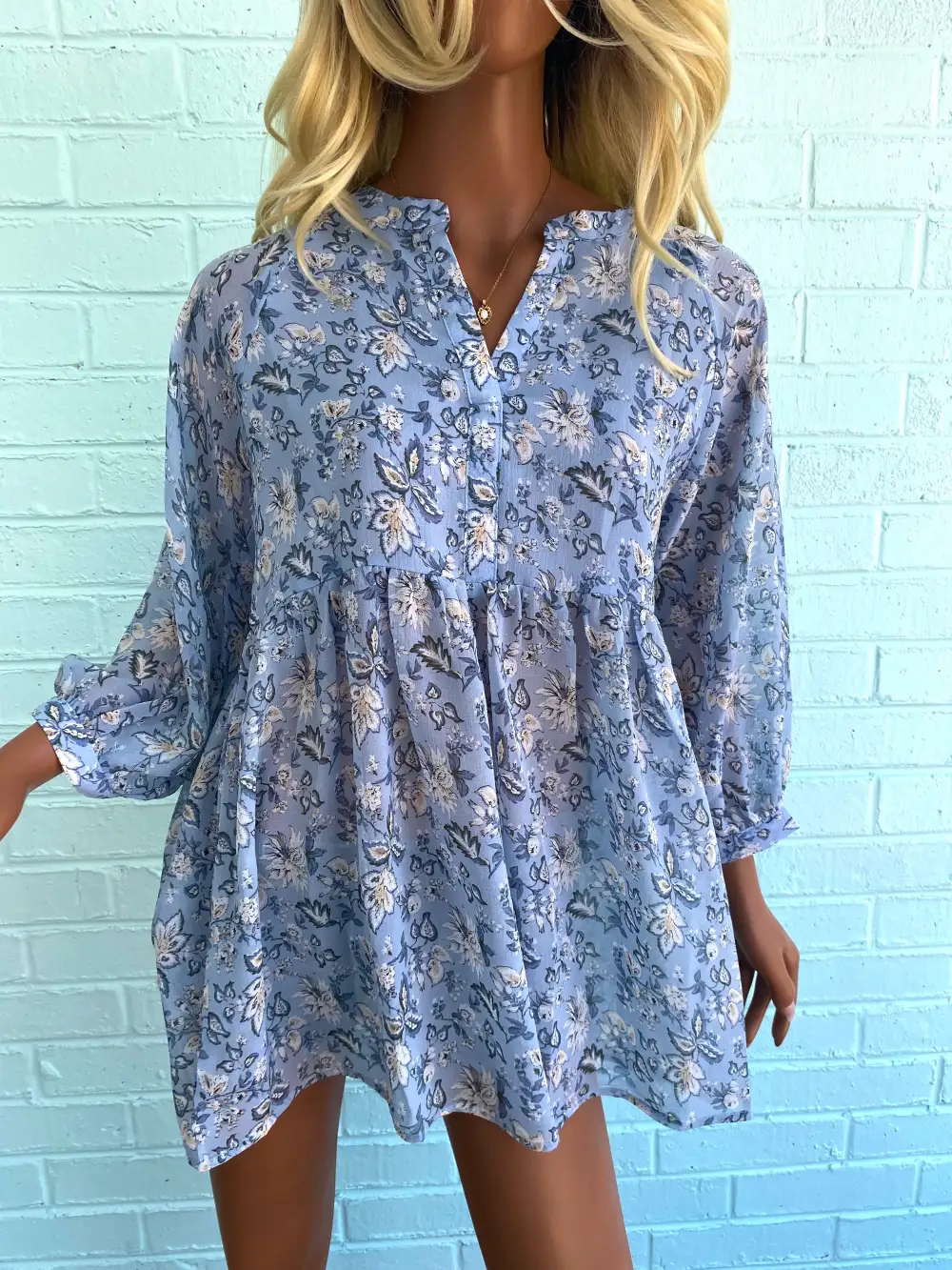 Relaxed Floral Tunic