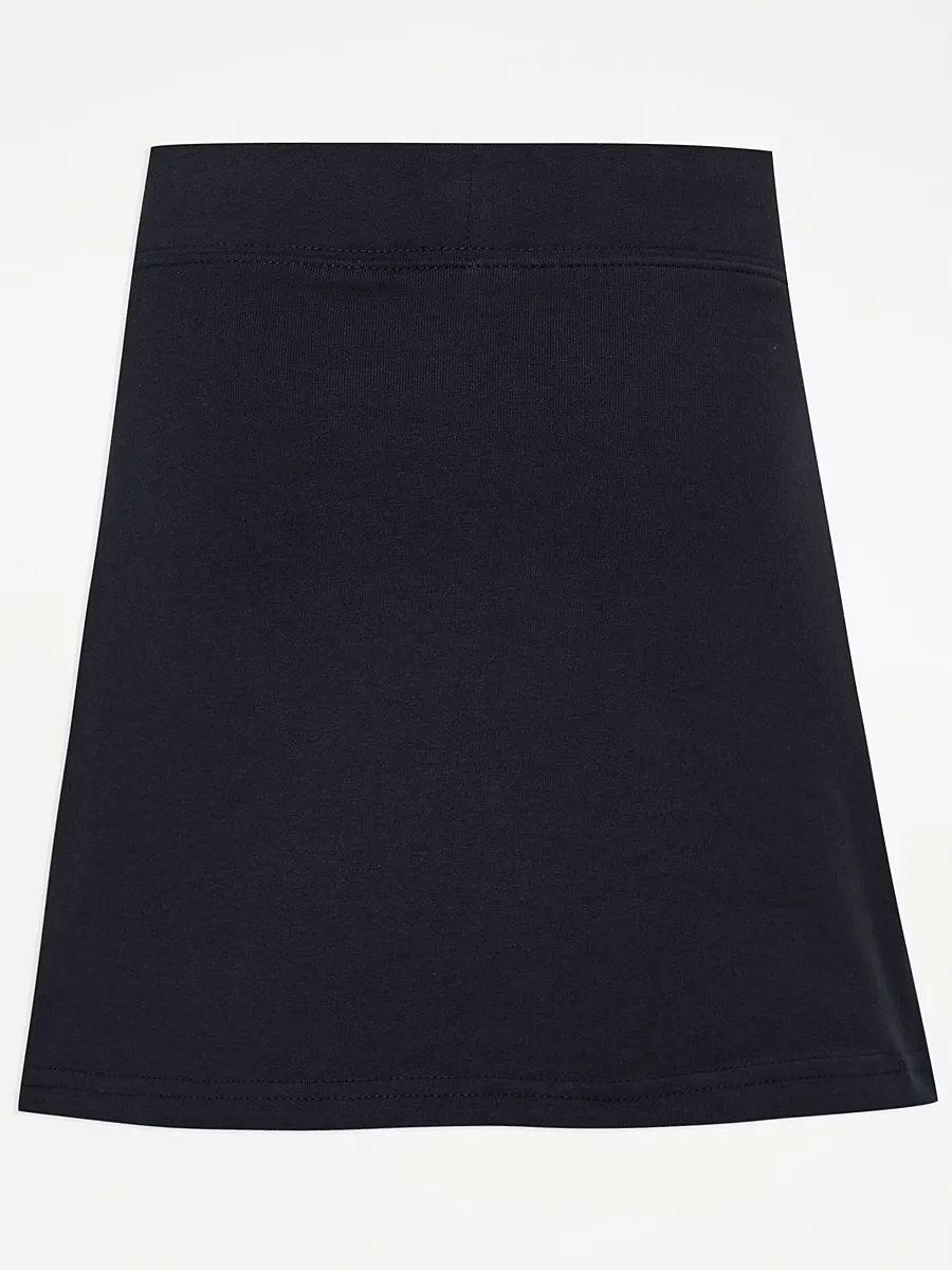Navy School Girls Skorts 2 Pack