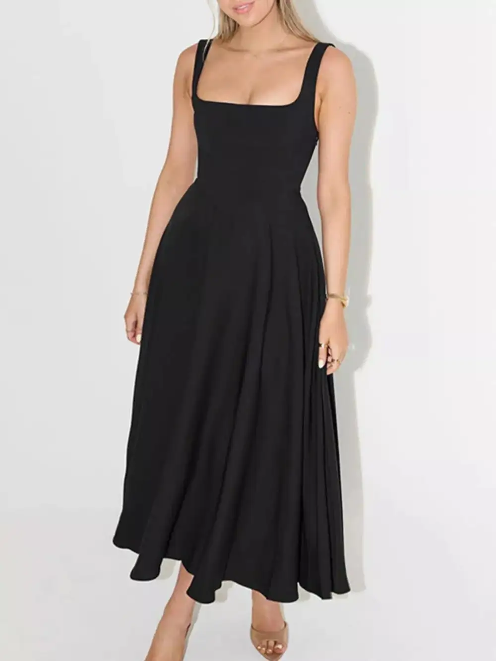Soft Touch Square Neck Dress