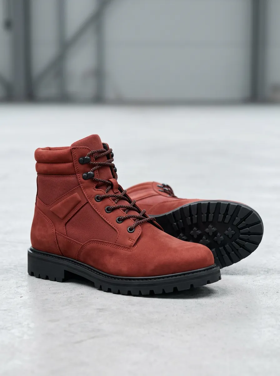 Unisex Casual Tactical Style Print Work Boots