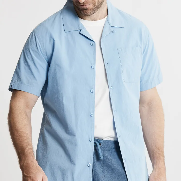 Paper Touch Short Sleeve Camp Shirt