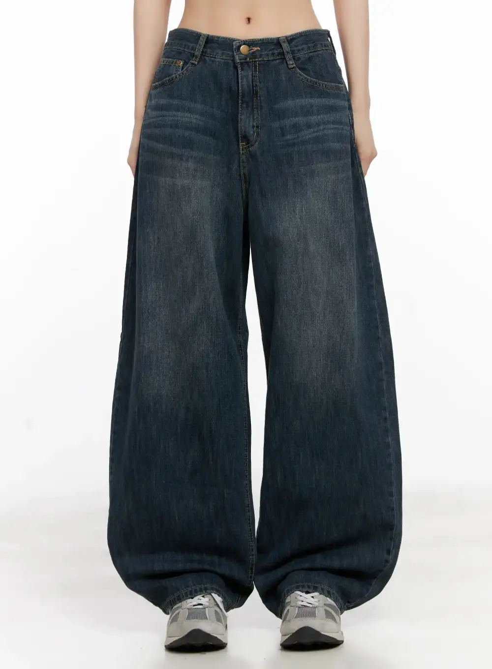 Wide-Fit Denim Jeans