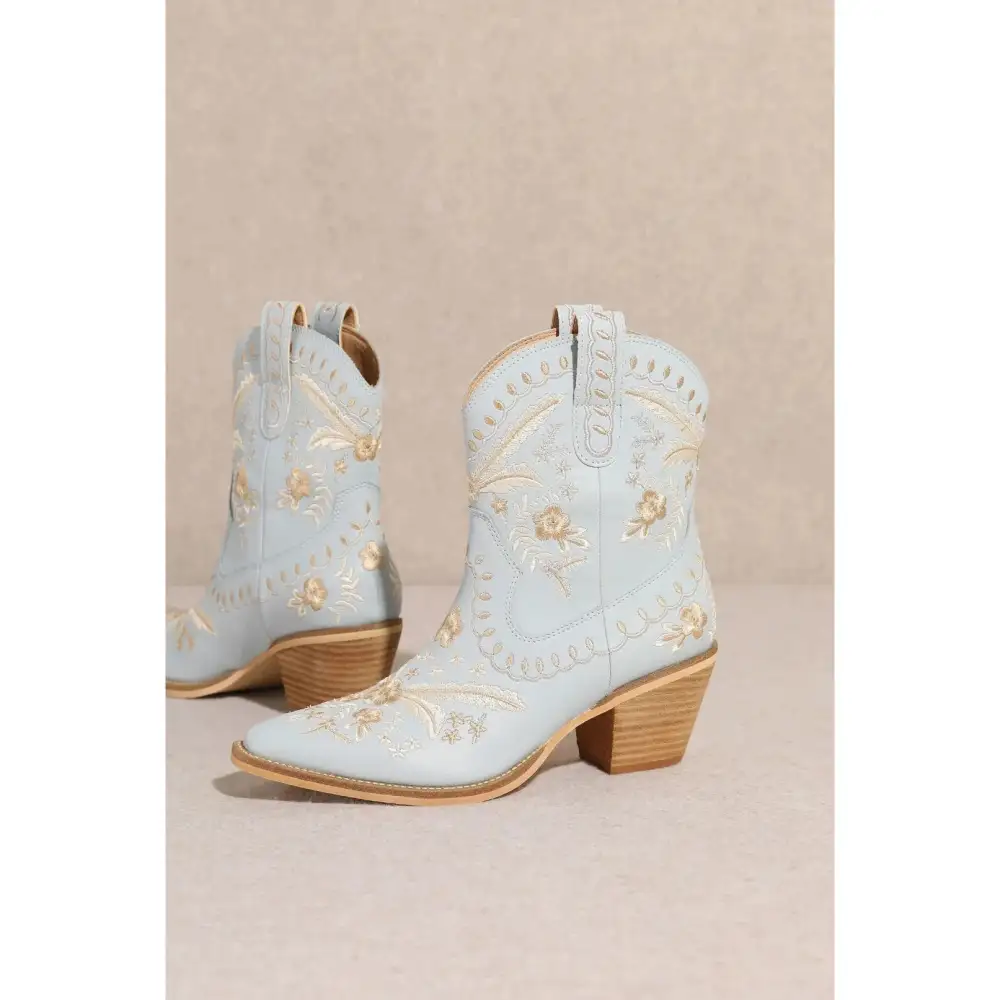 Corral Embroidered Cowgirl Ankle Bootie