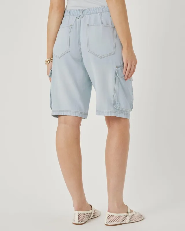 Lounge Denim Cargo Shorts