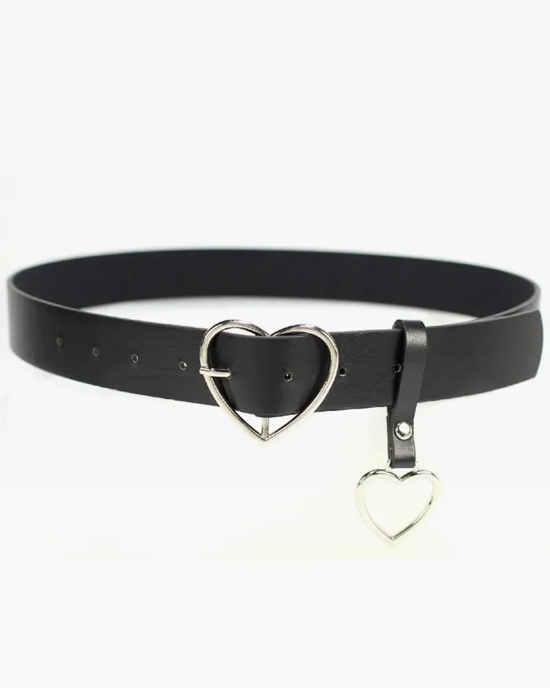 Heart Buckle Women's Belt