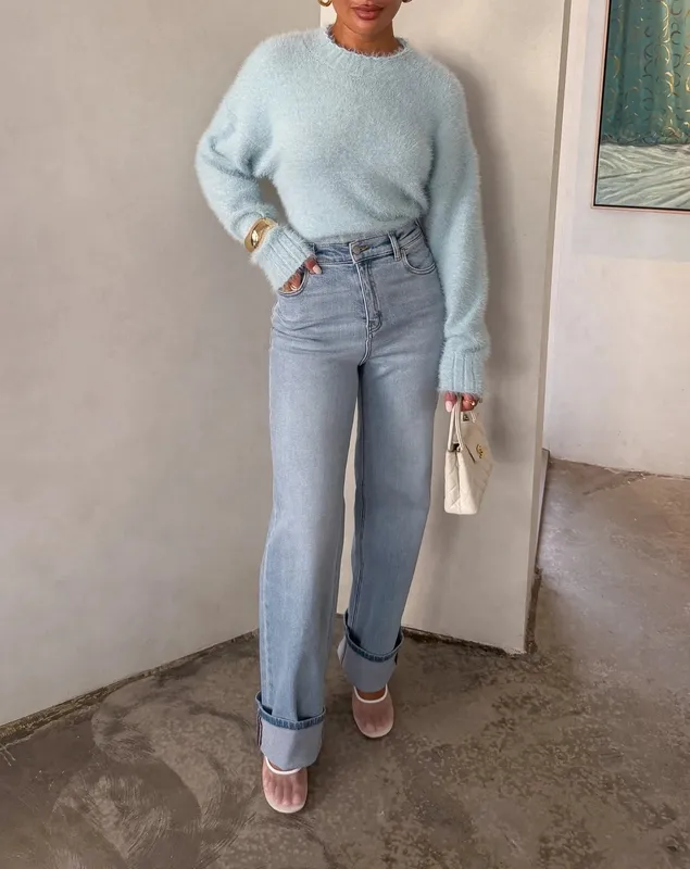 Blue Crewneck Sweater