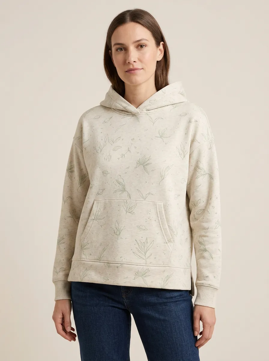 Women's Botanical Celestial Graphic Hoodie