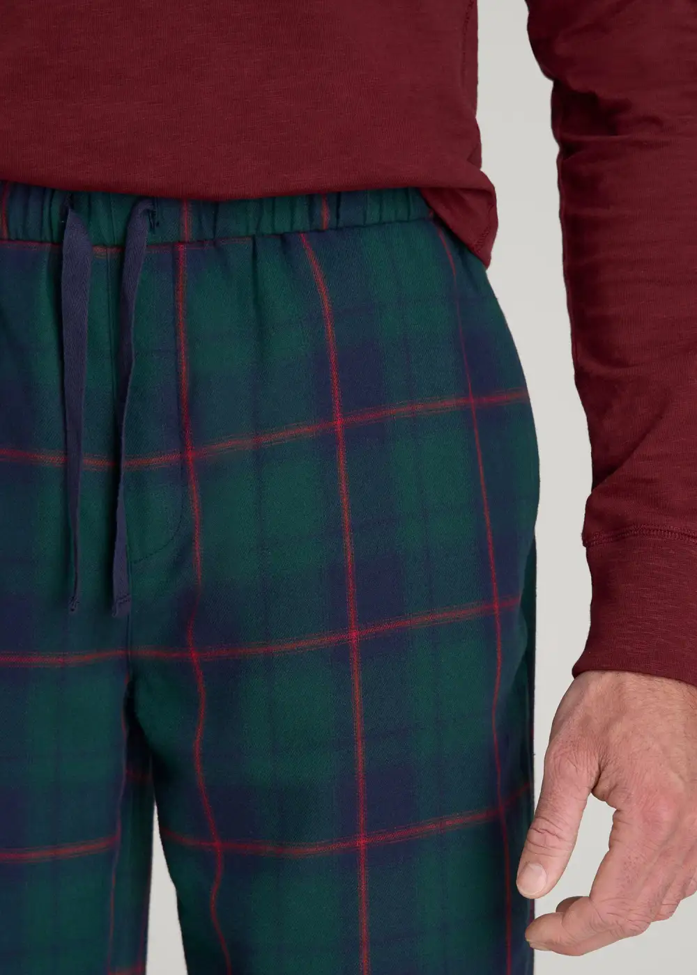 Men's Relaxed Fit Cotton Stretch Pants