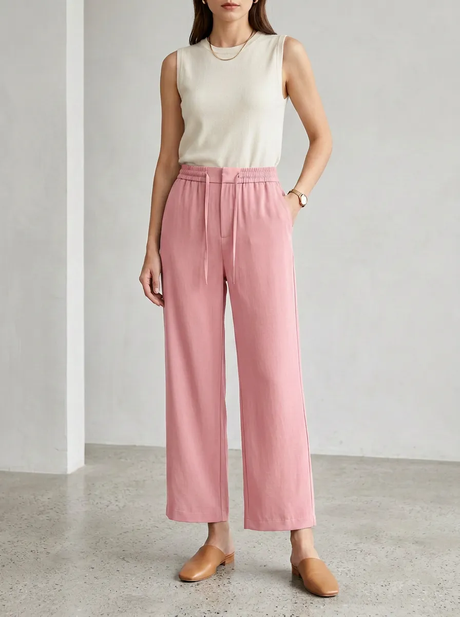 Minimal Women's Wide-Leg Trousers