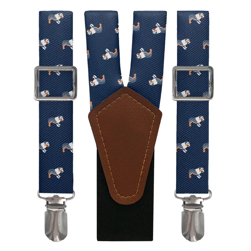 Balanced Versatile Shepherd Dog Theme Suspenders
