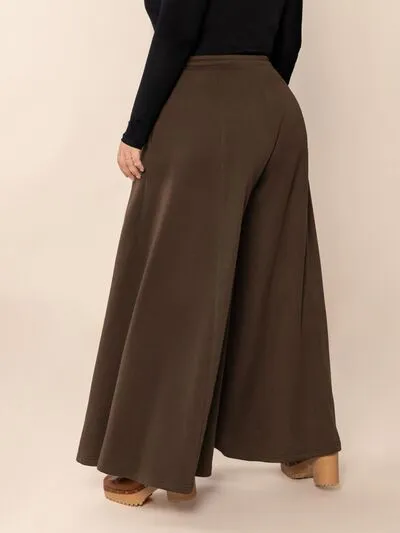 Plus Wide Leg Pocket Pants