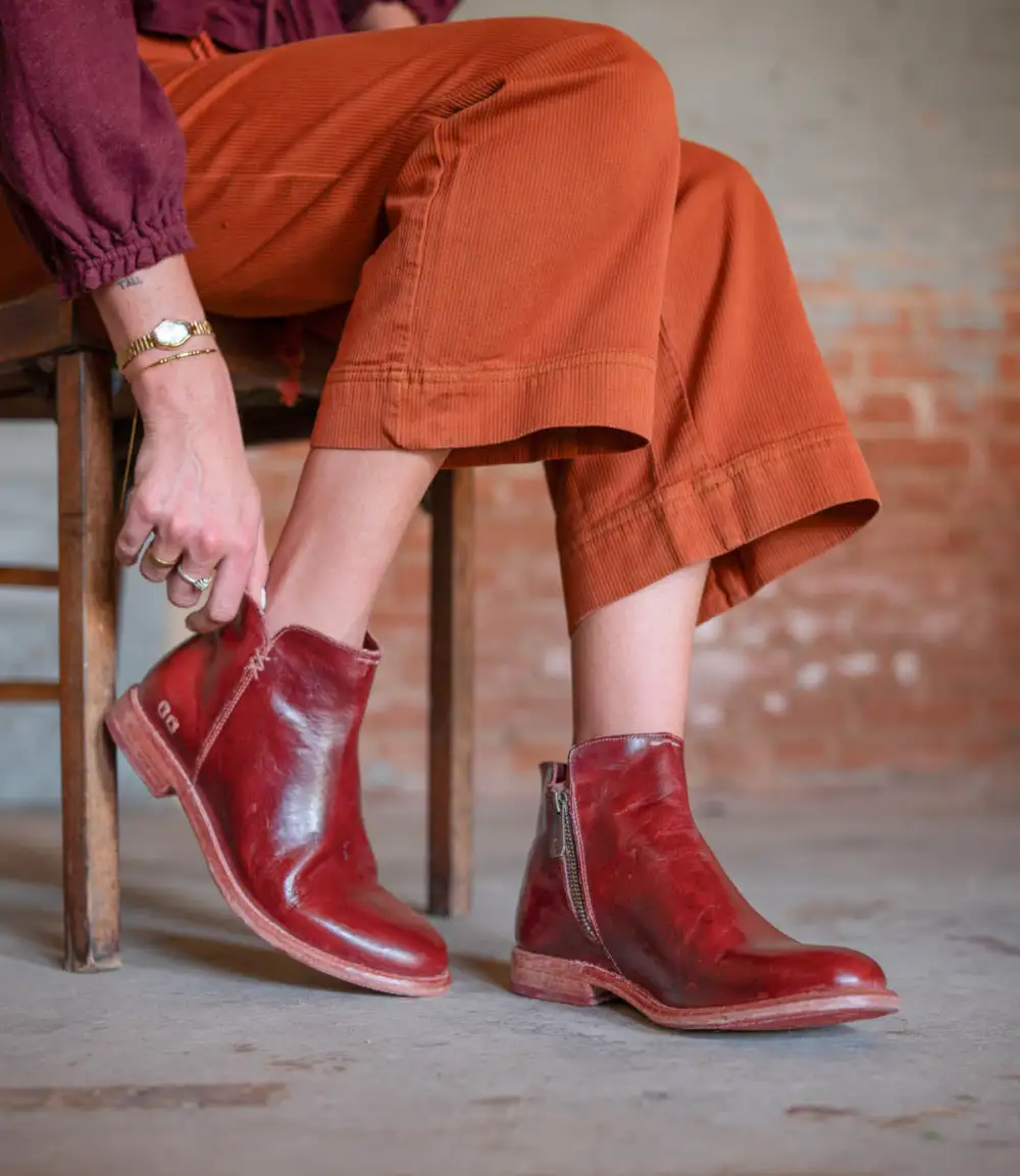 Side-Zip Streamlined Ankle Boots