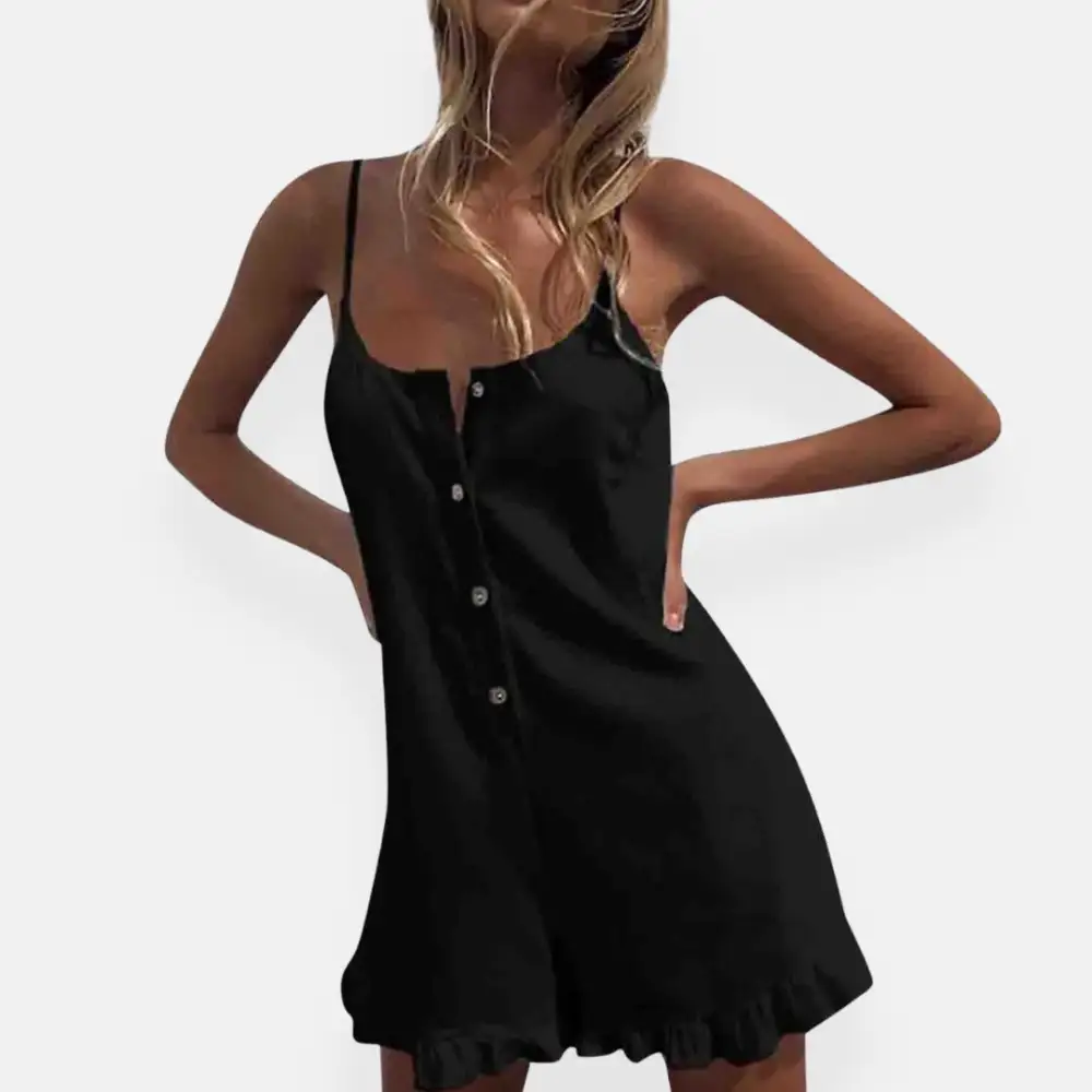 Tapered Easy Fit One Piece Jumpsuit