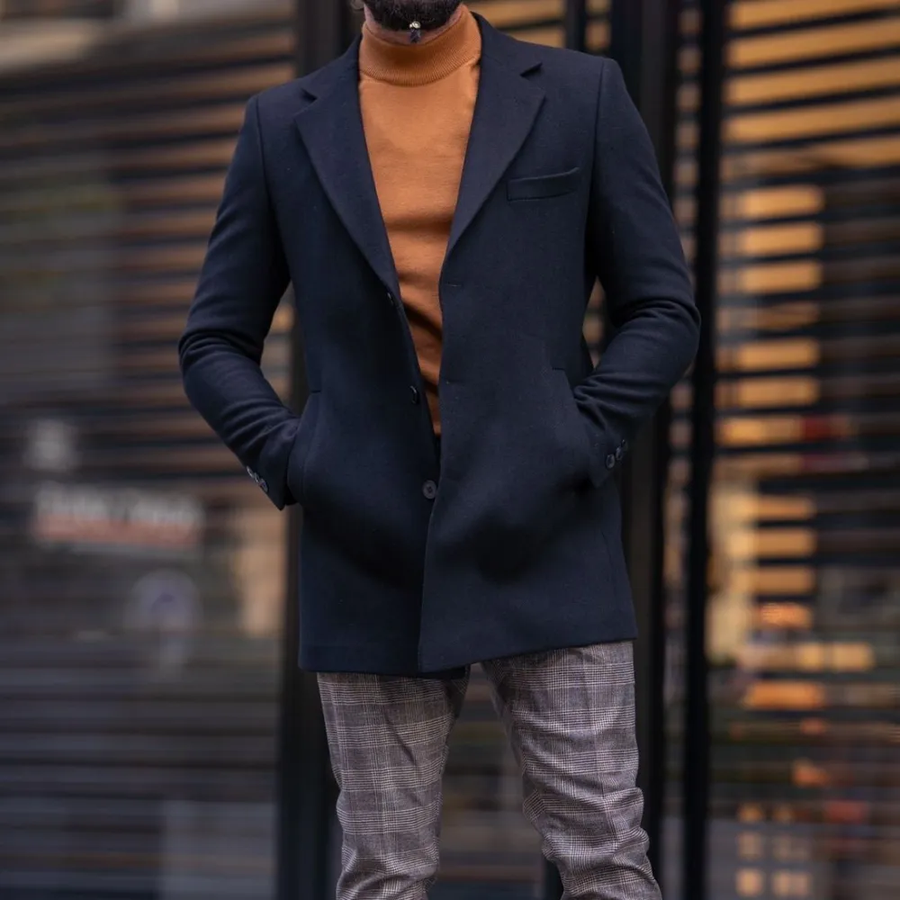 Everyday Slim Fit Refined Tailored Coat
