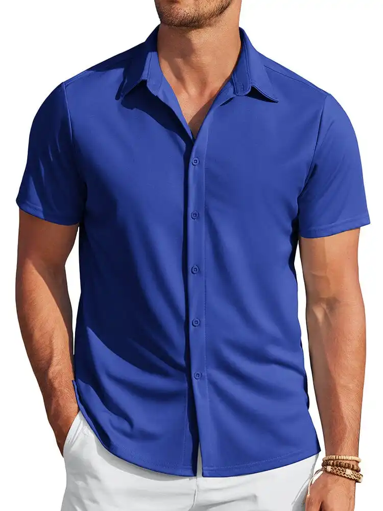 Casual Wrinkle Free Stretch Shirt
