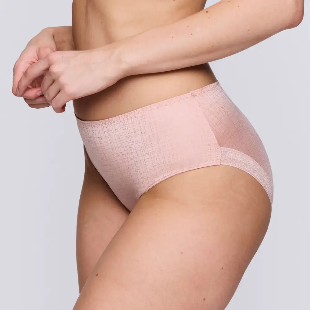 Women's Shimmer Detail Retro Detail Soft Fabric Brief Panty