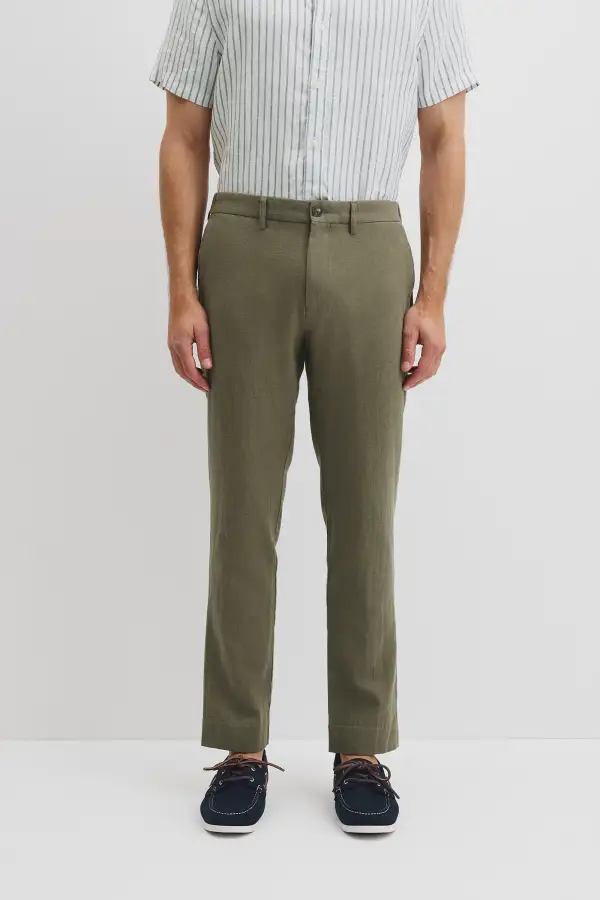 Men's Refined Linen Pants