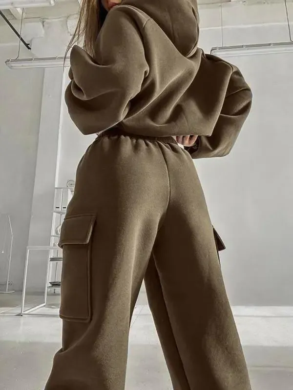 Women's new fashionable sports and casual sweatshirt suit