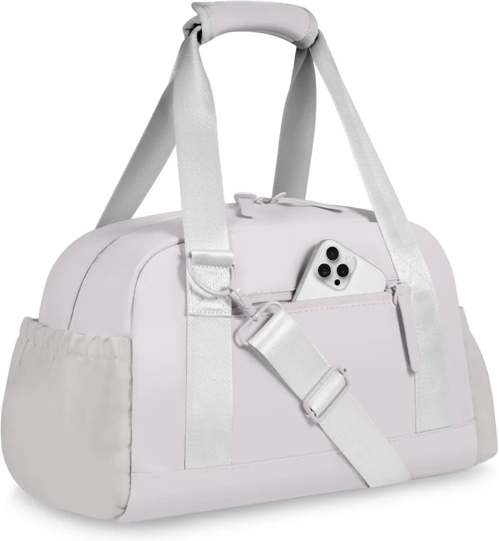 Mini Gym Bag for Women Girls Small Gym Tote Bag with Wet Compartment Waterproof Travel Duffle Bag Cute Workout Sport Bag