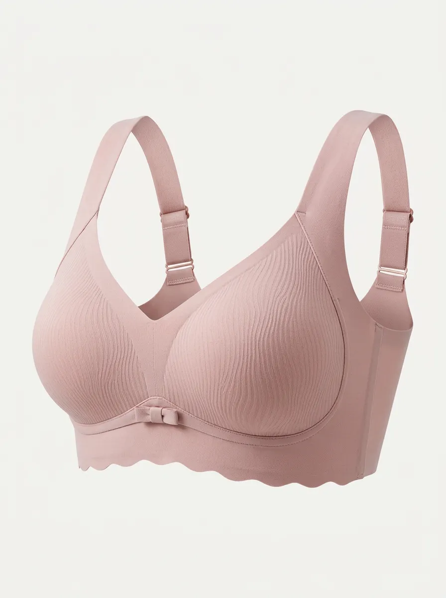 Women's Wireless Seamless Bow-Detail Bra