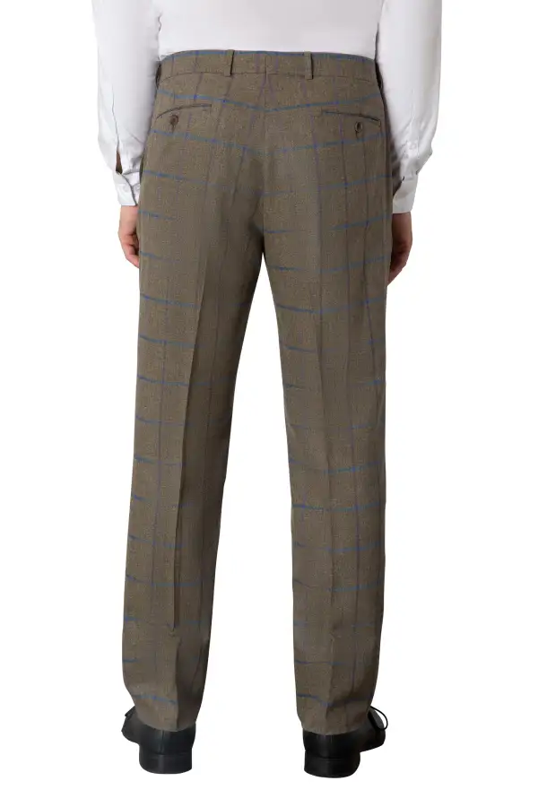 Everyday Flat Front Regular Rise Traditional Fit Trousers