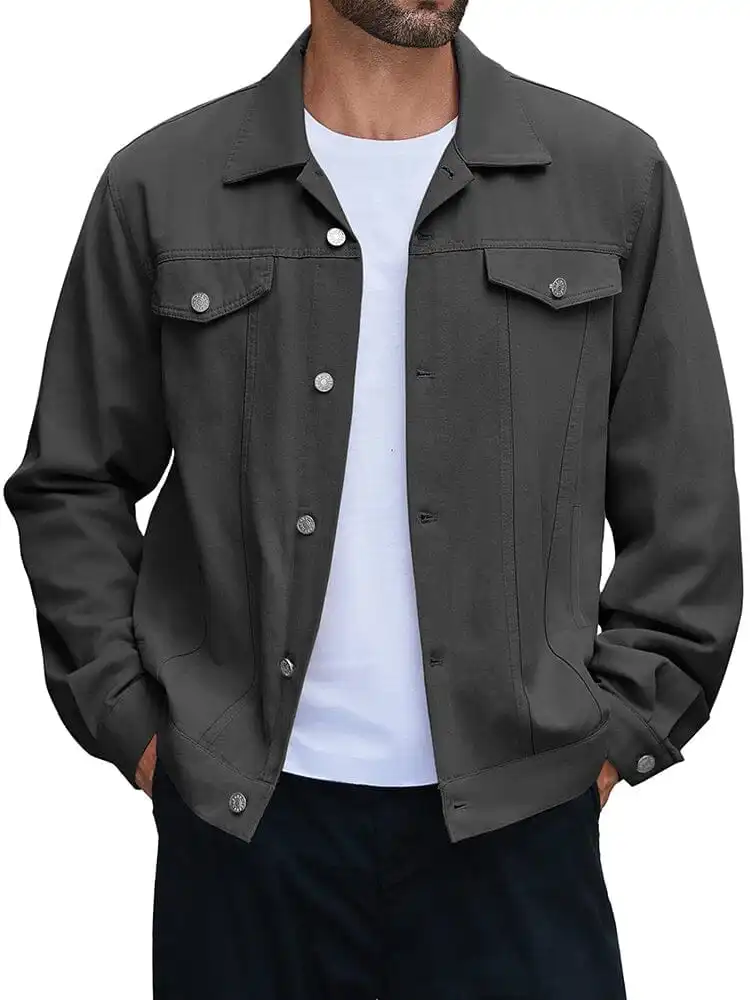 Leisure Cotton Denim Jacket