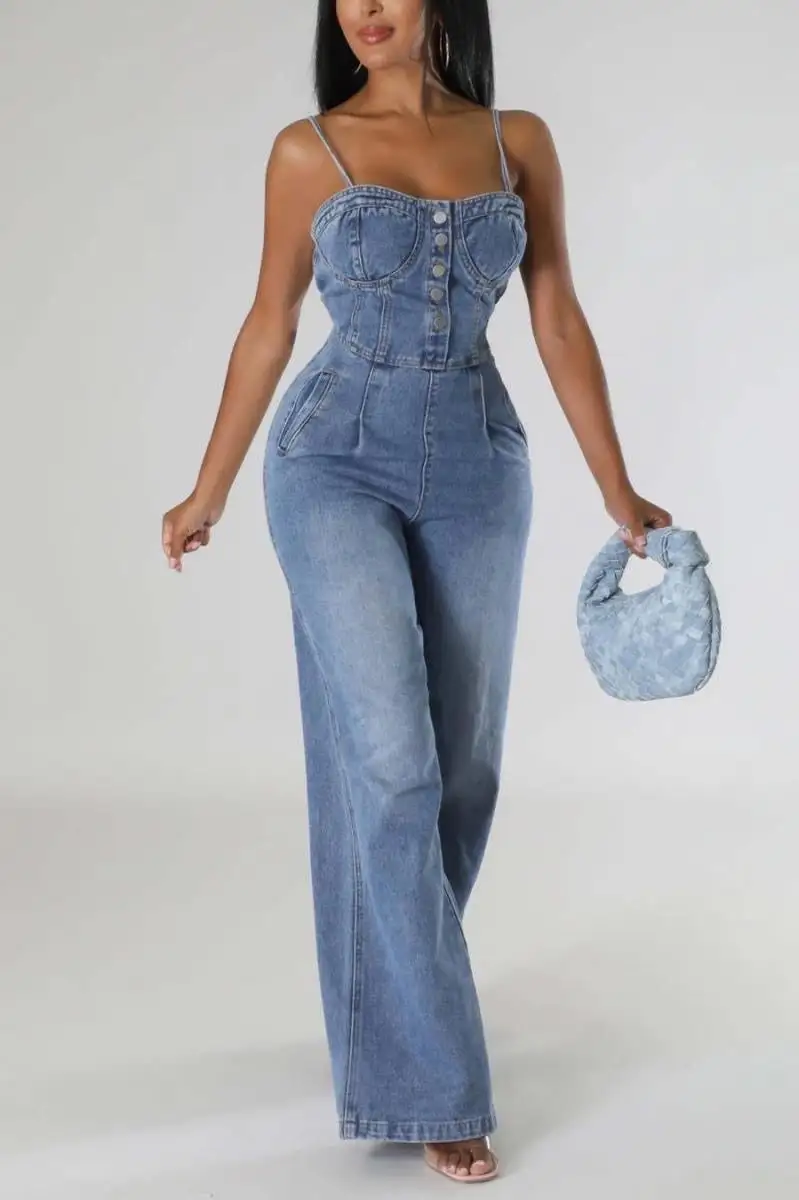 Very Innocent Denim Jumpsuit