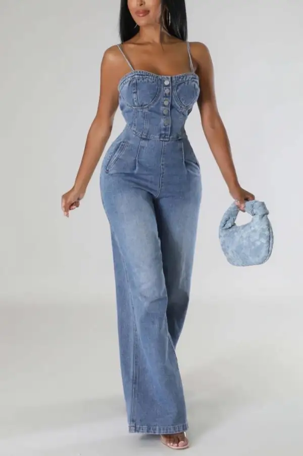 Very Innocent Denim Jumpsuit