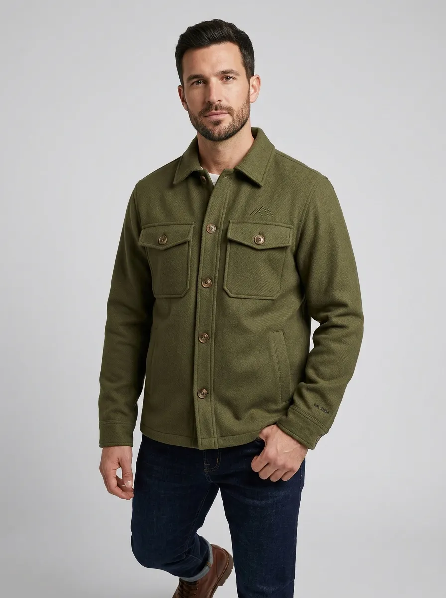 Men's Outdoor Mountain Olive Green Jacket