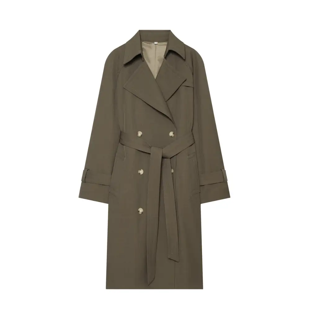 Polished Layered Trench Coat