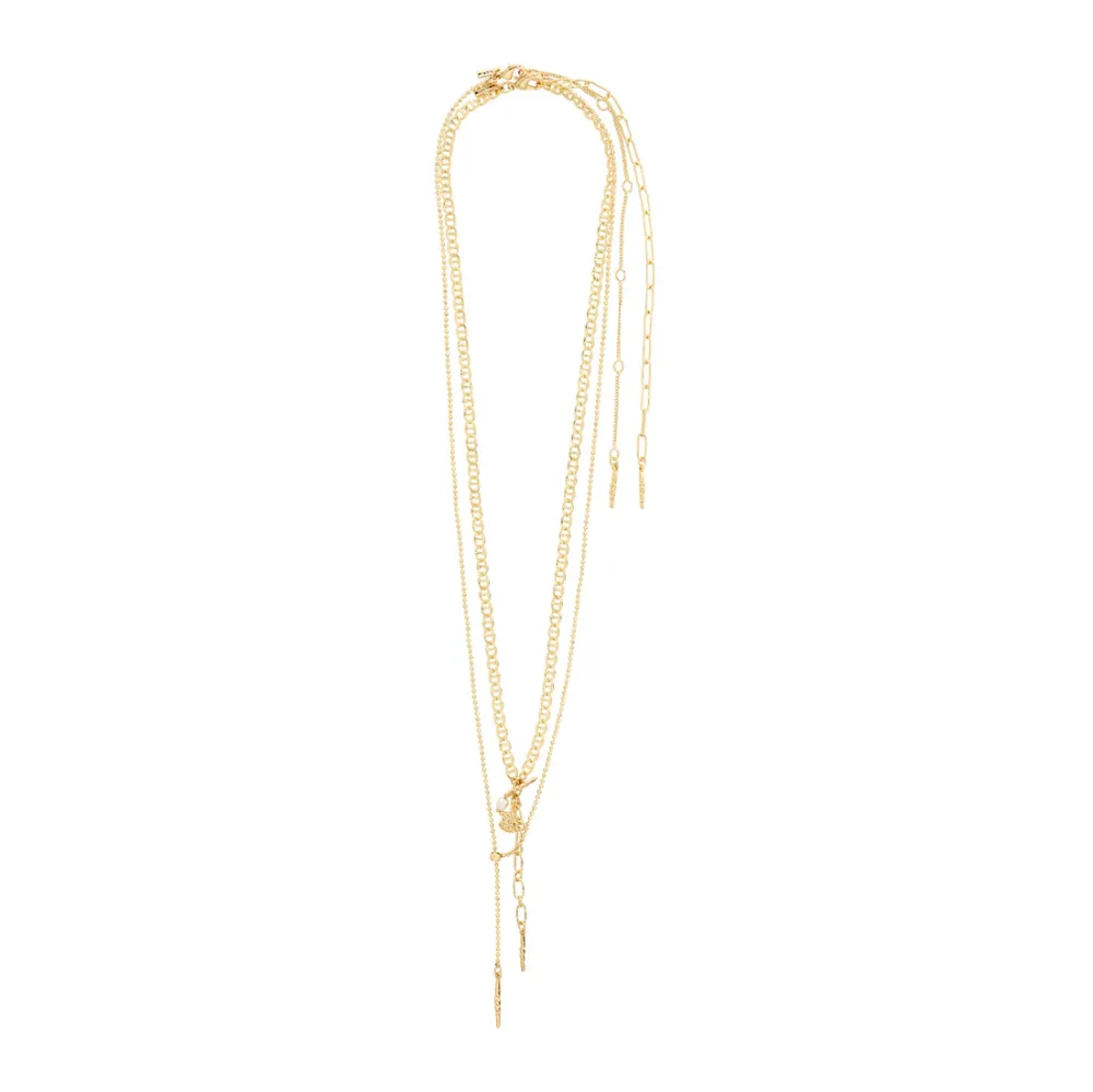 Simple Pearl Crystal Necklace